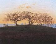 Caspar David Friedrich Hills and Ploughed Fields near Dresden (mk10) Spain oil painting artist